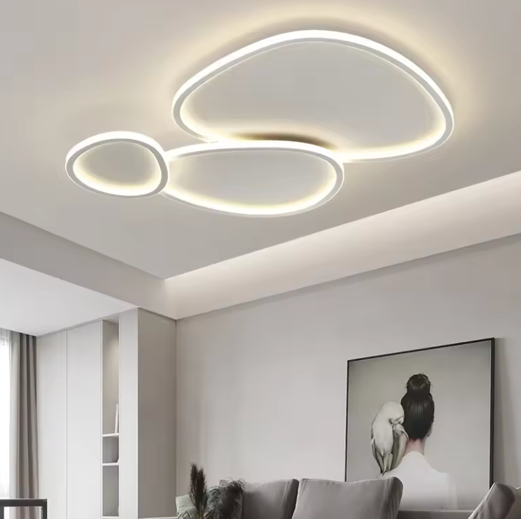 Plafonnier LED Nuage Astra – Design Minimaliste et Douceur Lumineuse