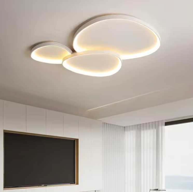 Plafonnier LED Nuage Astra – Design Minimaliste et Douceur Lumineuse