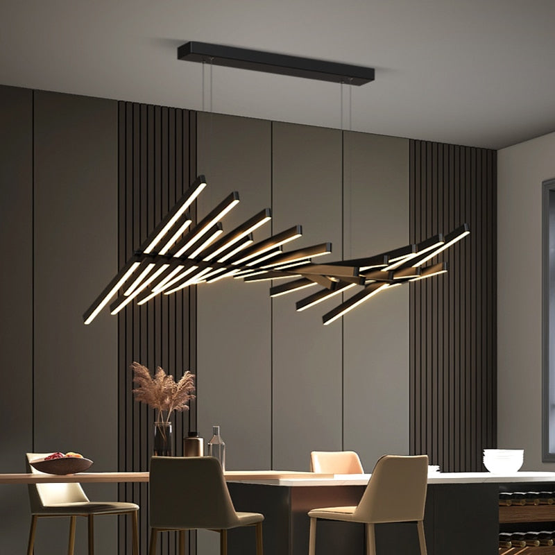 Lustre XXL à barres orientables – Novelia