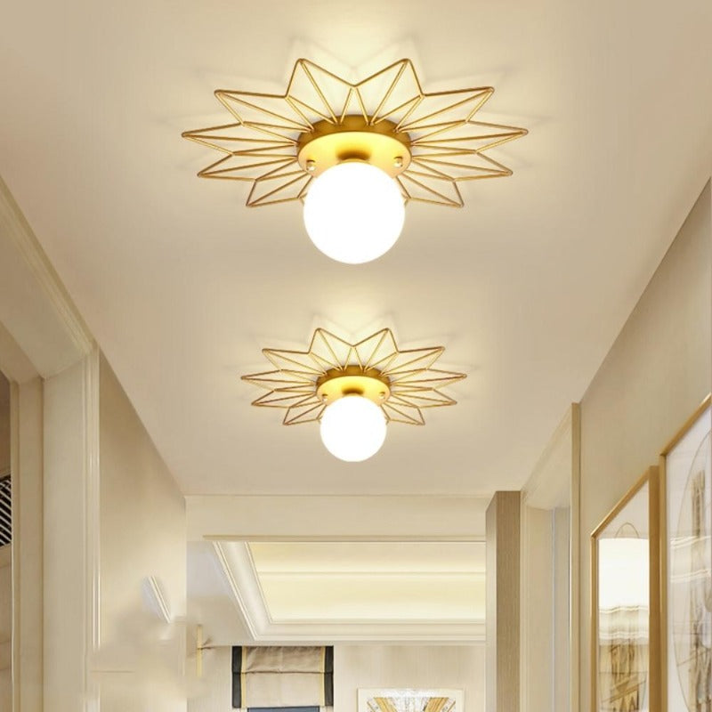 Plafonnier en verre – Linéa