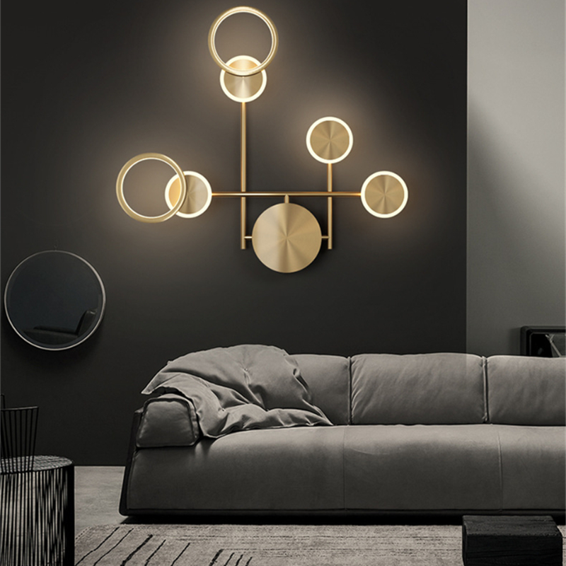 Applique dorée design — Luxina