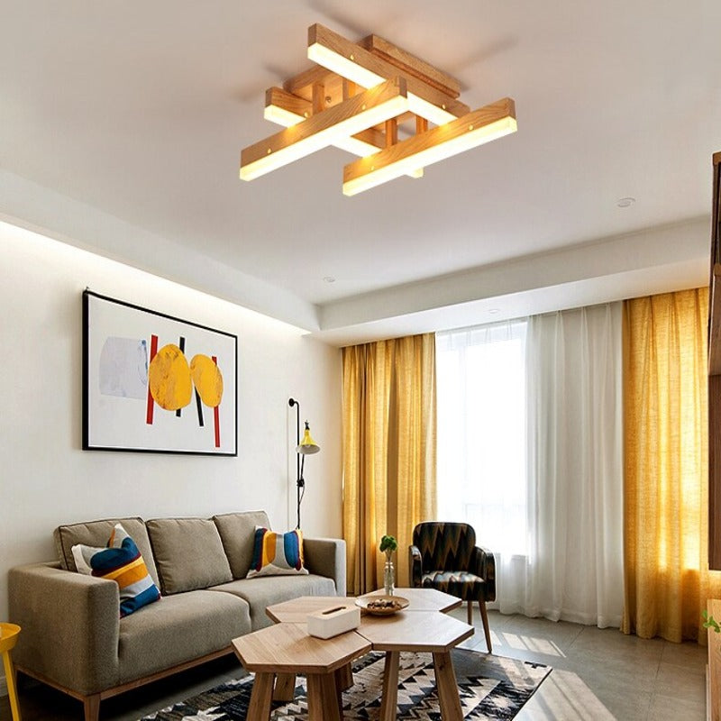 Plafonnier bois flotté – Orvane