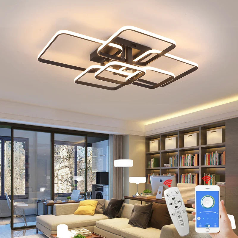 Plafonnier LED - Luminaire Design pour Intérieurs Connectés et Élégants