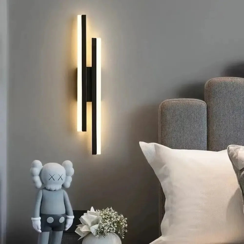Applique LED verticale (salon/chambre)