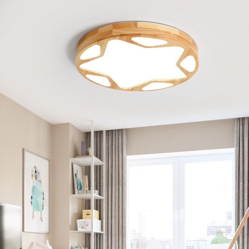 Plafonnier étoile en bois – Terra