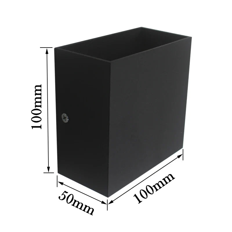 Applique murale chambre - Éclairage Bidirectionnel Intérieur/Extérieur IP65